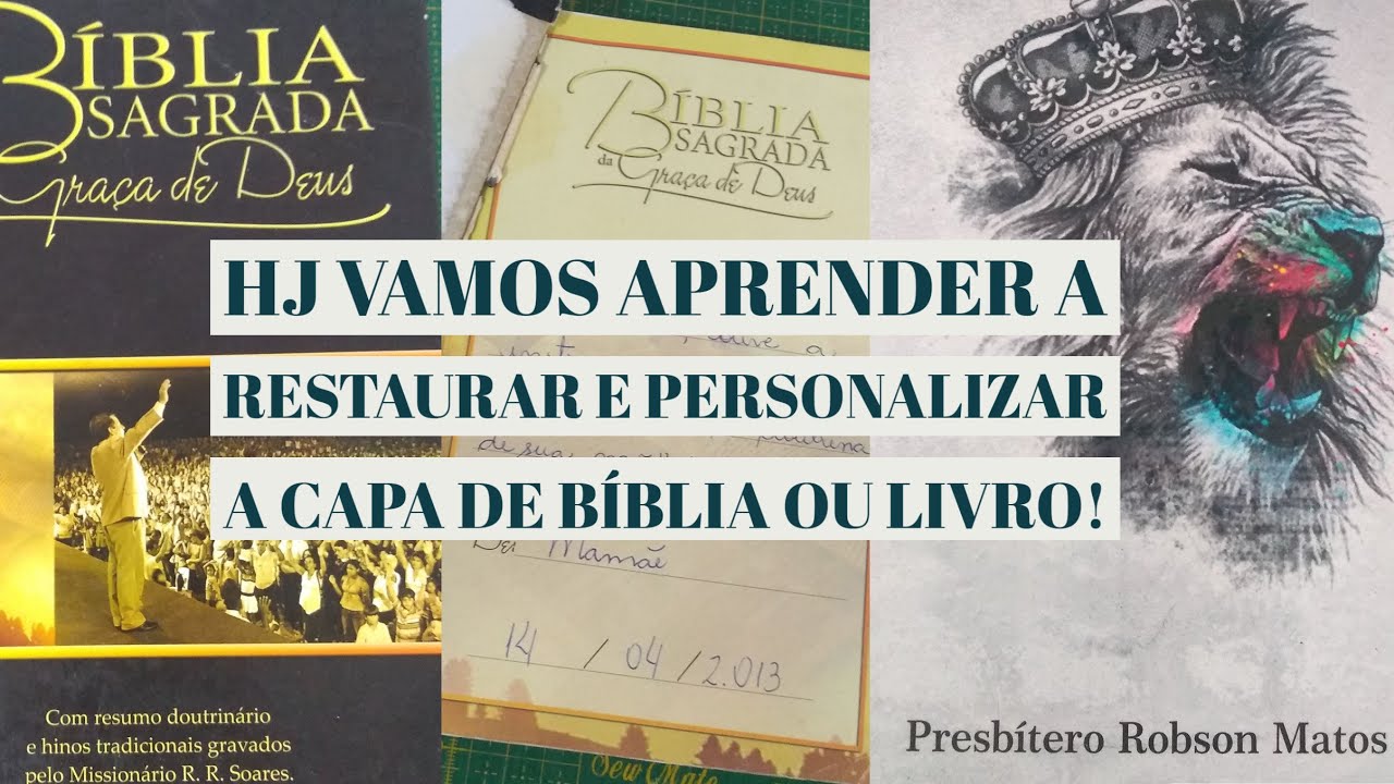 Reformando capa de bíblia, com impressora A4. Dicas e passo a passo