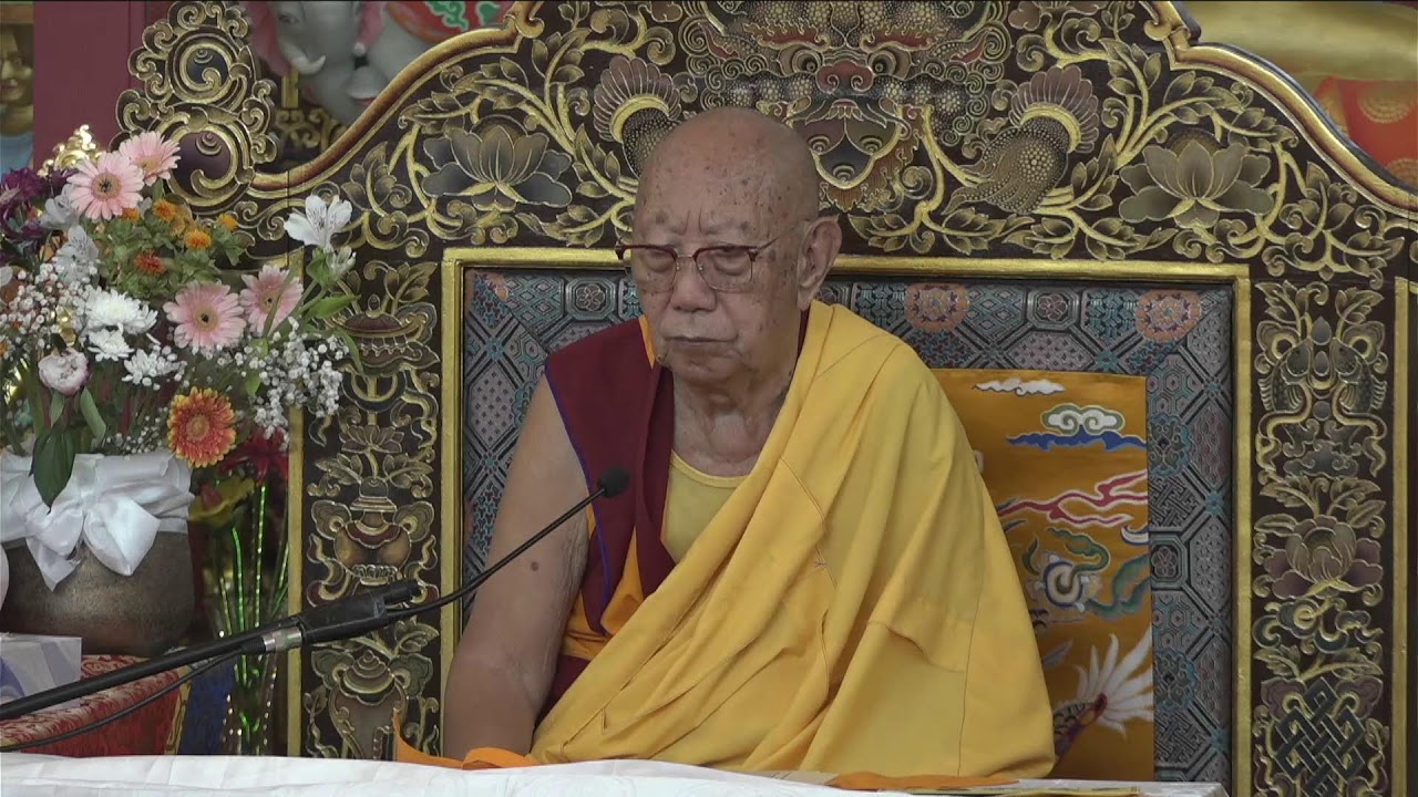 (EN) Khensur Rinpoche Lobsang Delek - Lamrim Dudon session 3
