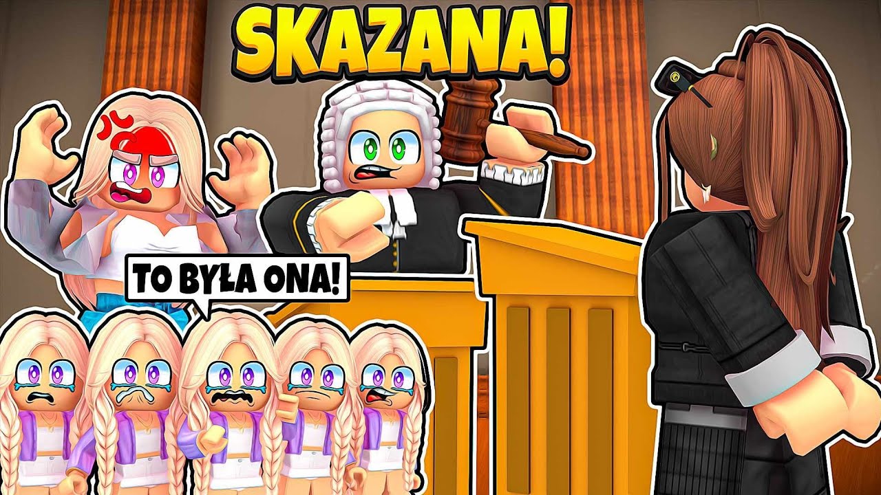 ROZPRAWA SĄDOWA PIĘCIORACZKI vs BANDYCI na BROOKHAVEN RP w ROBLOX!