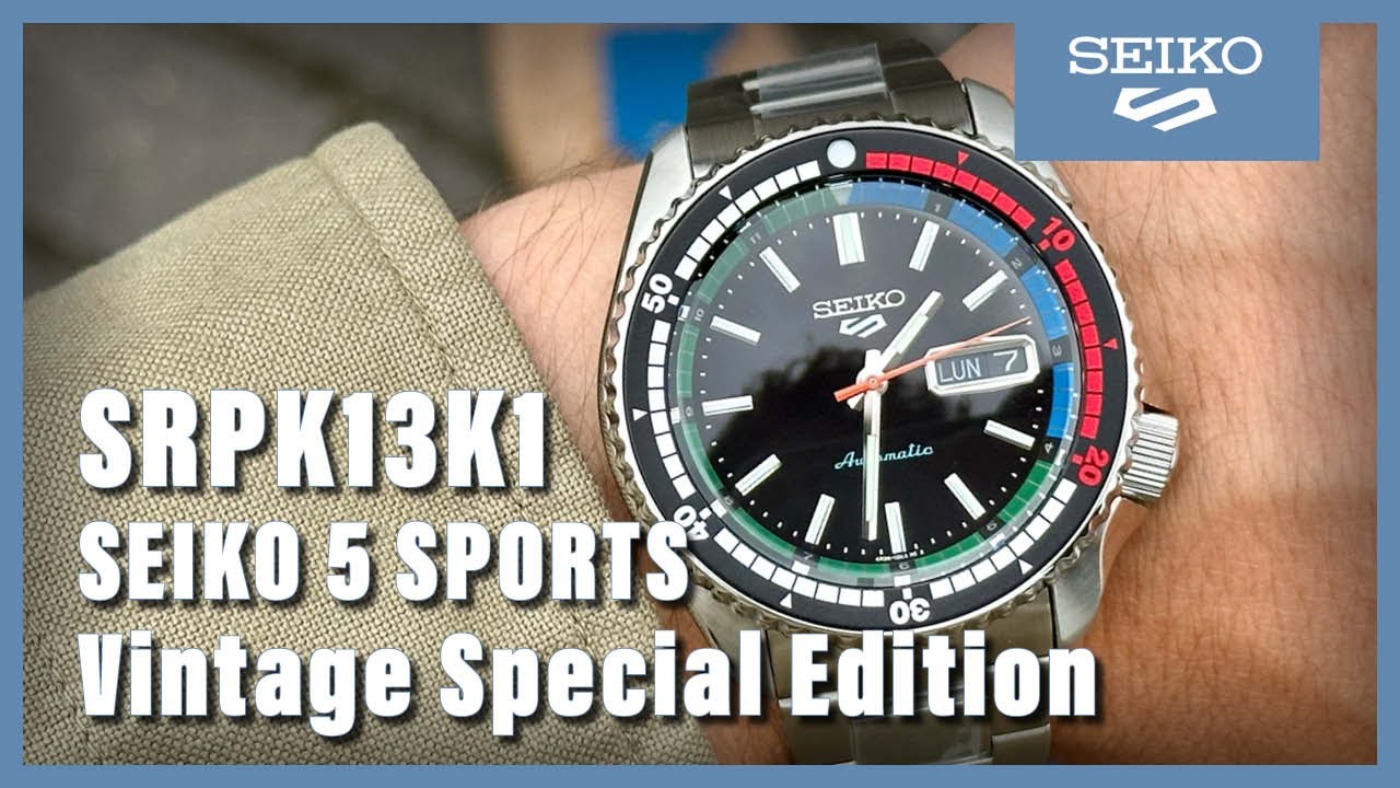Unboxing The Seiko 5 Sports Vintage SRPK13K1 - Special Edition