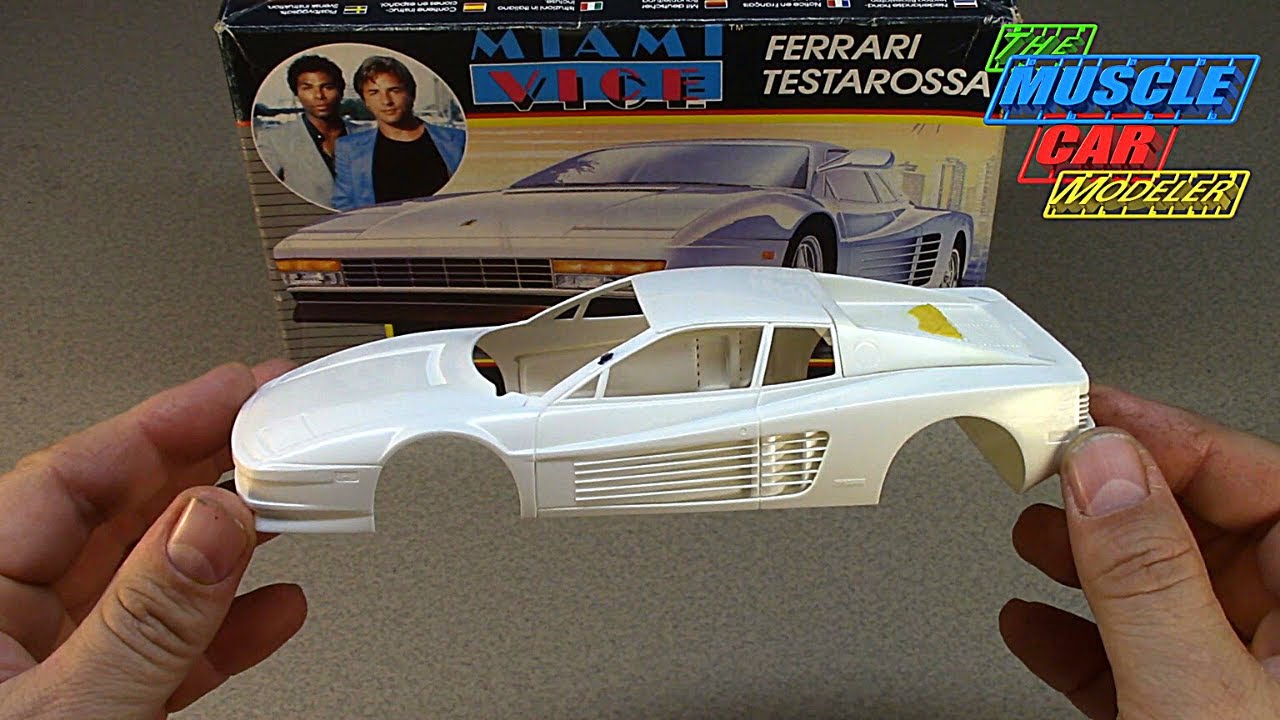 Monogram Miami Vice 1986 Ferrari Testarossa Start