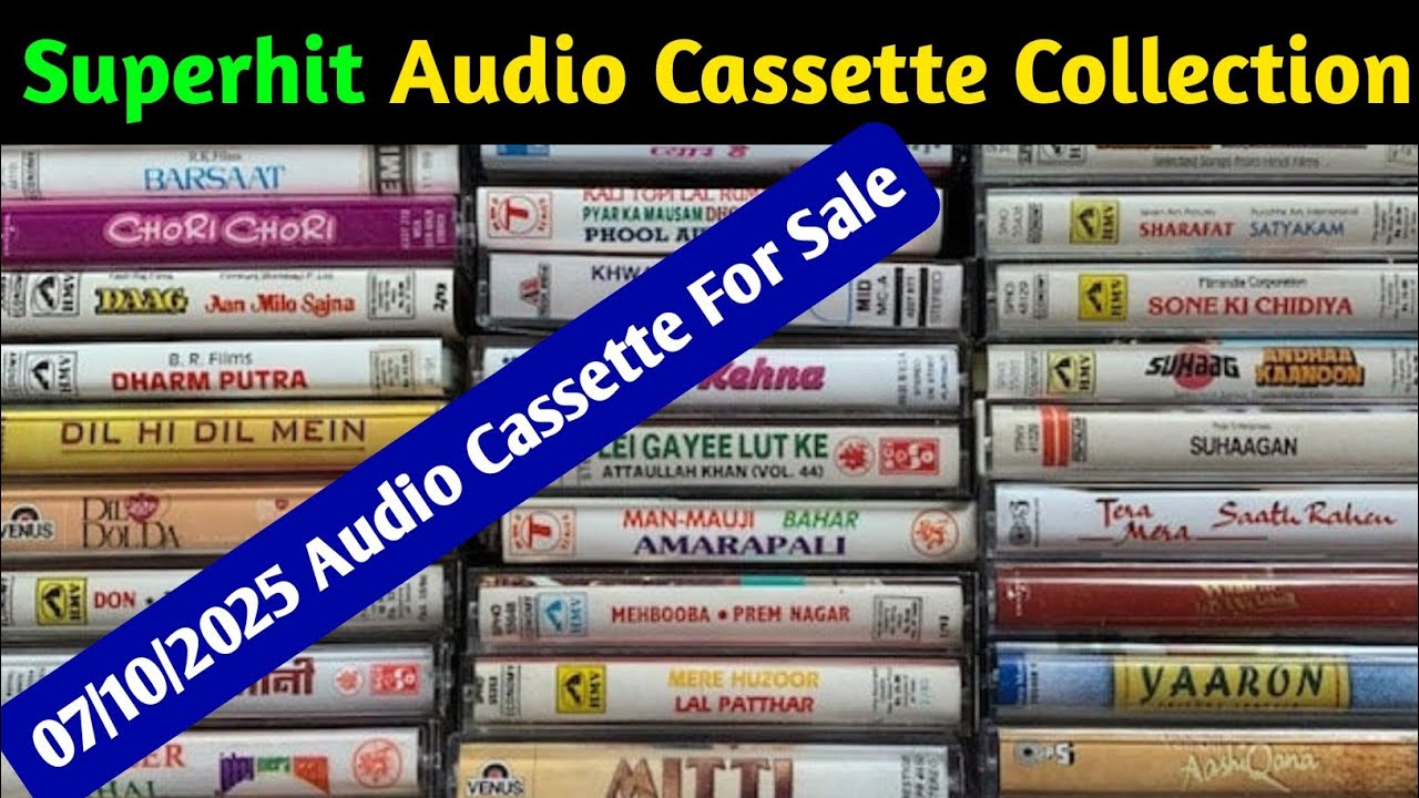 07/10/2025 Audio Cassette For Sale Contact No-9125474575