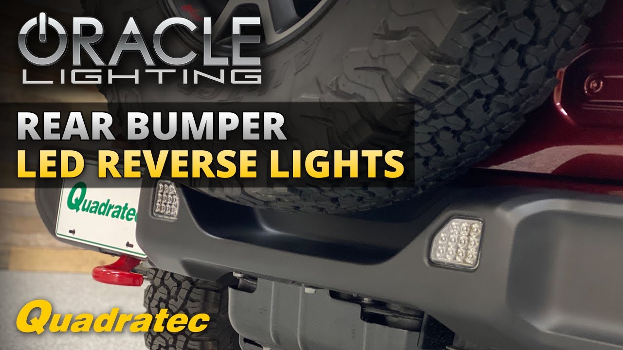 Oracle Rear Bumper LED Reverse Lights for Jeep Wrangler JL Review & Install
