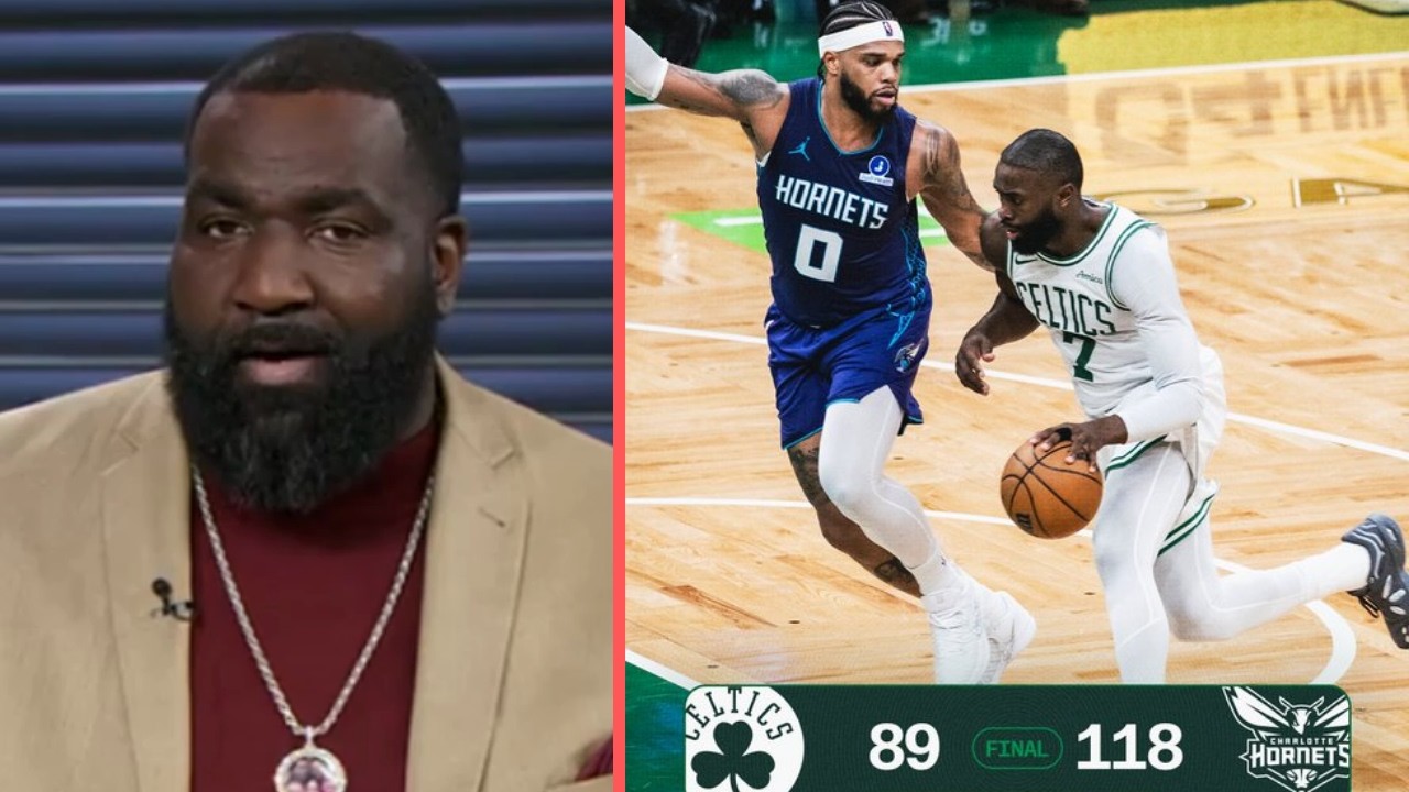 ESPN reacts to Celtics fall to Hornets 118-89; Derrick White & Jaylen Brown combine for 49 PTS