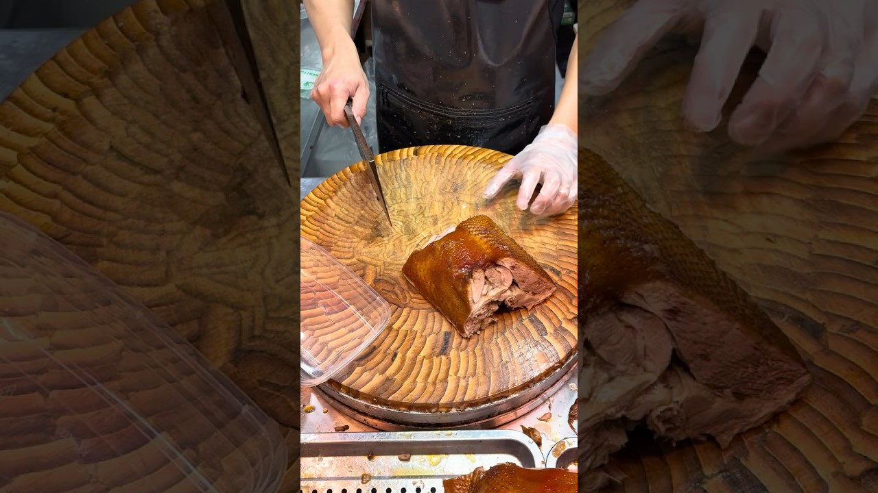 Delicious Braised Goose Meat Cutting Knife Skills 