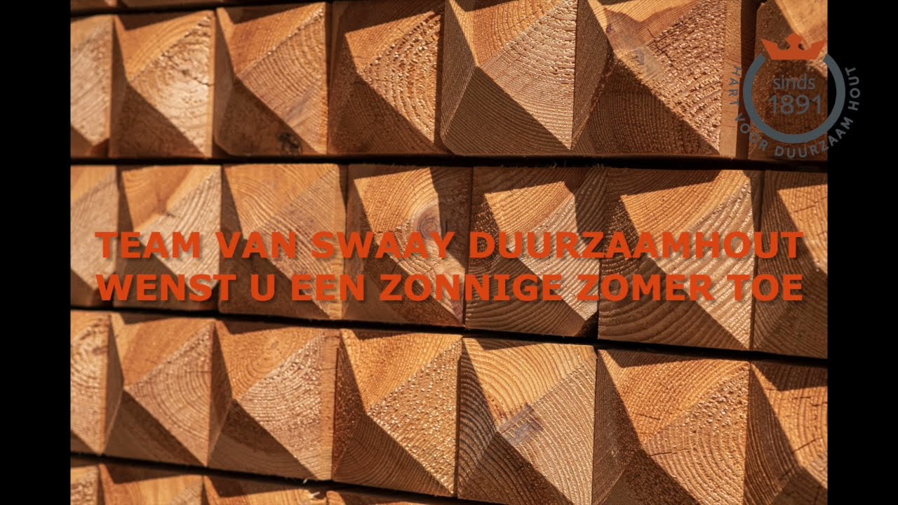 Zomergroet Van Swaay Duurzaam Hout
