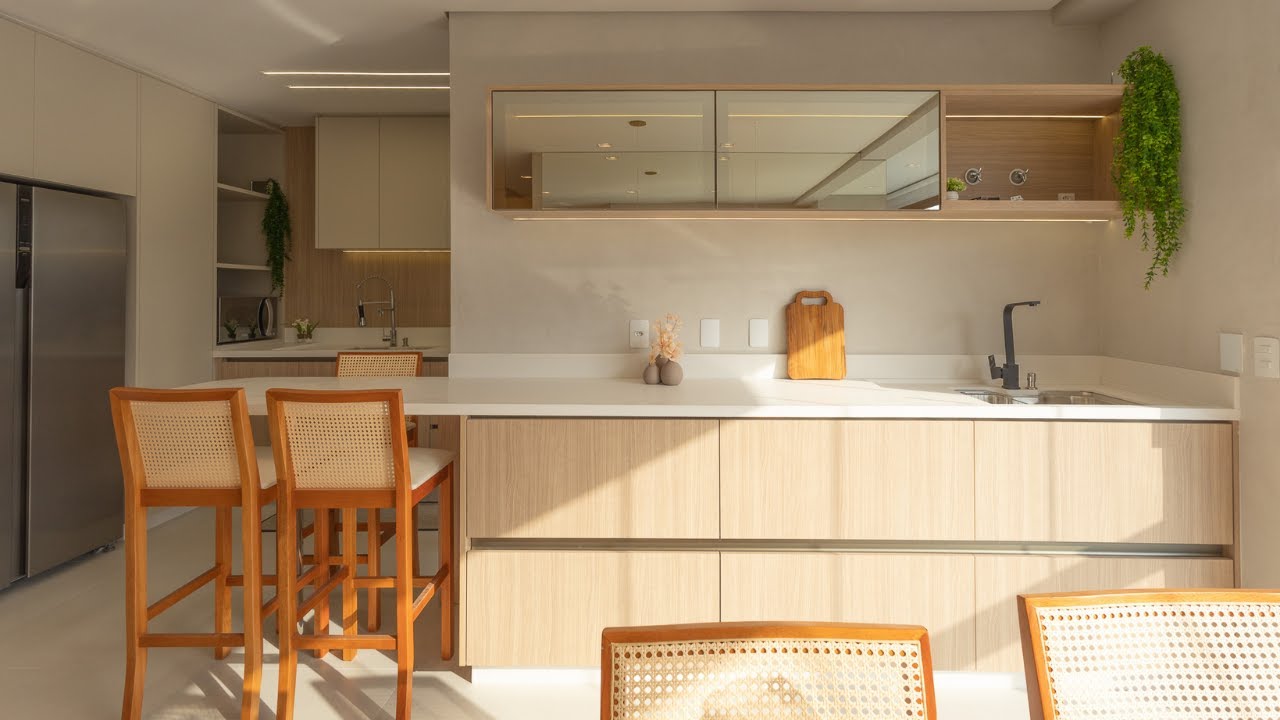 Apartamento com m&oacute;veis sob medida | Tour completo do projeto finalizado