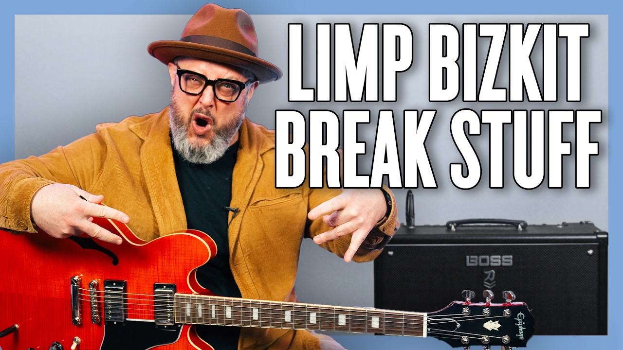 Limp Bizkit Break Stuff Guitar Lesson + Tutorial