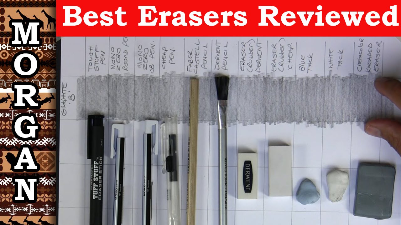 Ultimate Pencil Eraser Review - Mono zero, Derwent, Faber Castell + more
