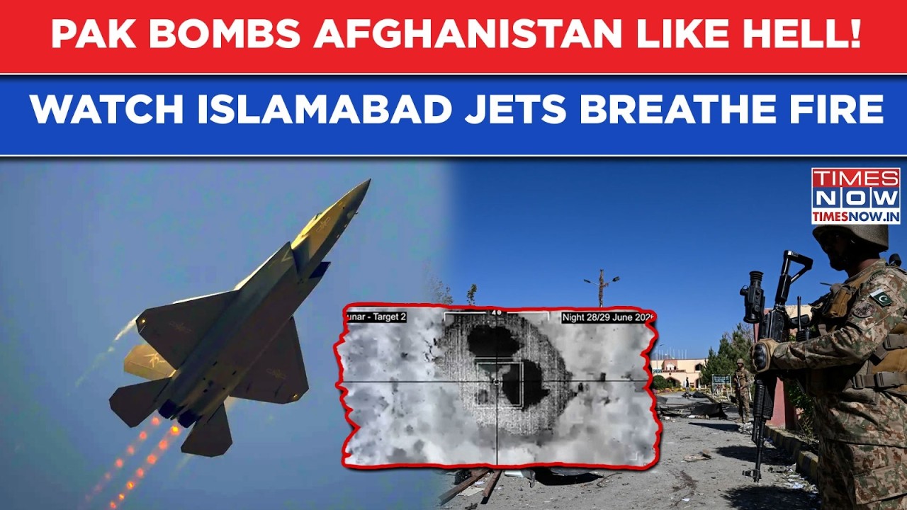 Pakistan Bombs Afghanistan Like Hell! Watch Jets On Rampage Bleed Villages, 36+ Killed | Scary Video