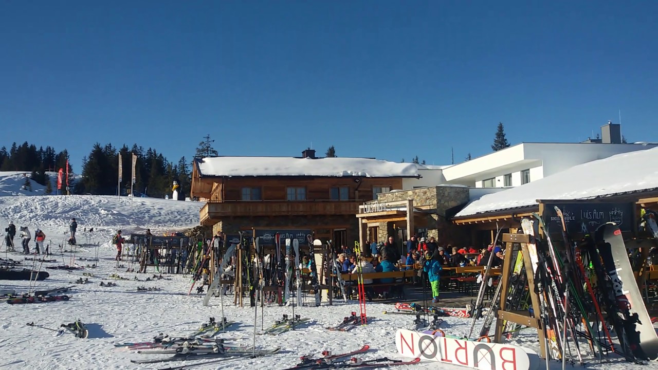 Saalbach 2017 Skiurlaub Bernkogel Luis Alm mit DJ