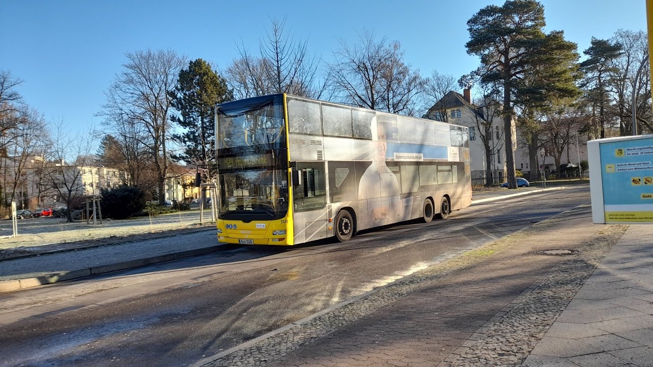 Bus Mitfahrt von Roseneck bis U Hermannplatz/Urbanstraße im MAN DL 05 auf der M29 Komplette Linie