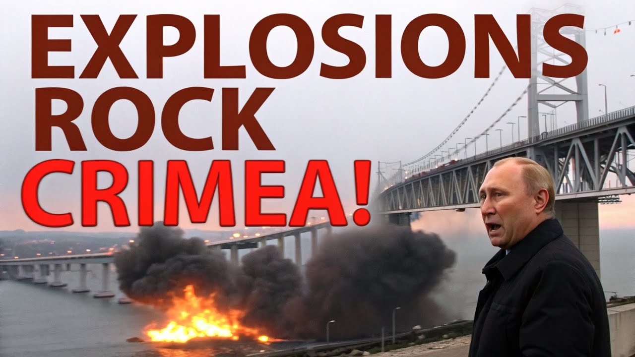 Crimea in Flames! Massive Explosions Target Putin&rsquo;s Bridge