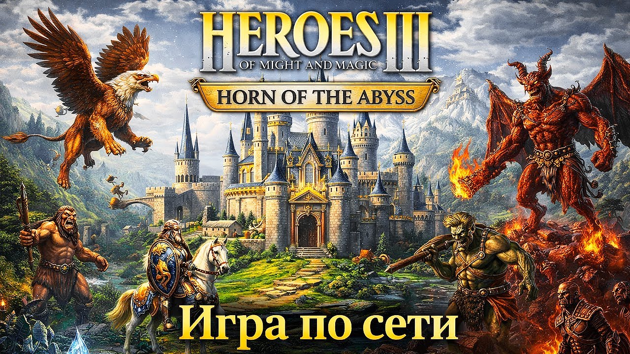 Heroes of Might and Magic 3 Horn of the Abyss — игра по сети #2