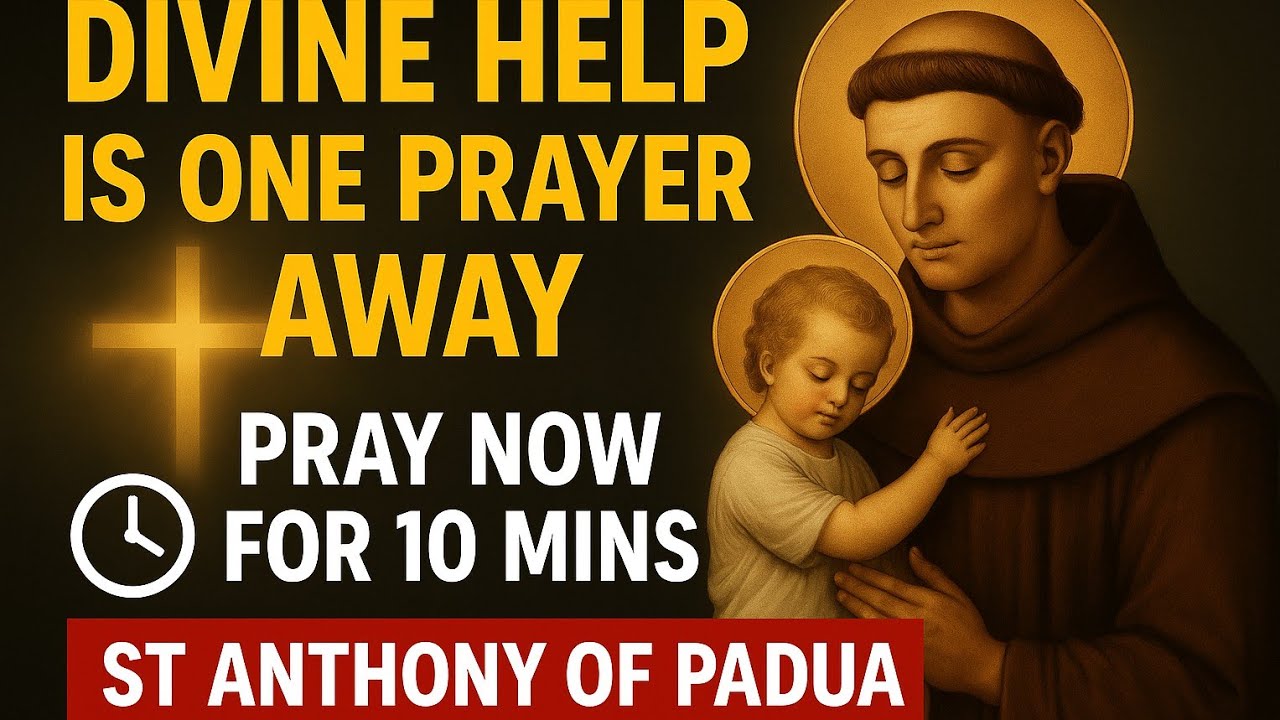 🙏SAINT ANTHONY OF PADUA WILL RESTORE EVERYTHING TODAY : PRAY THIS PRAYER JUST ONCE| PRAY WITH FAITH