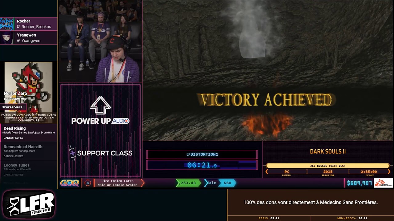 Dark Souls II en 2:35:57 (All Bosses (/w DLC)) [SGDQ2019]