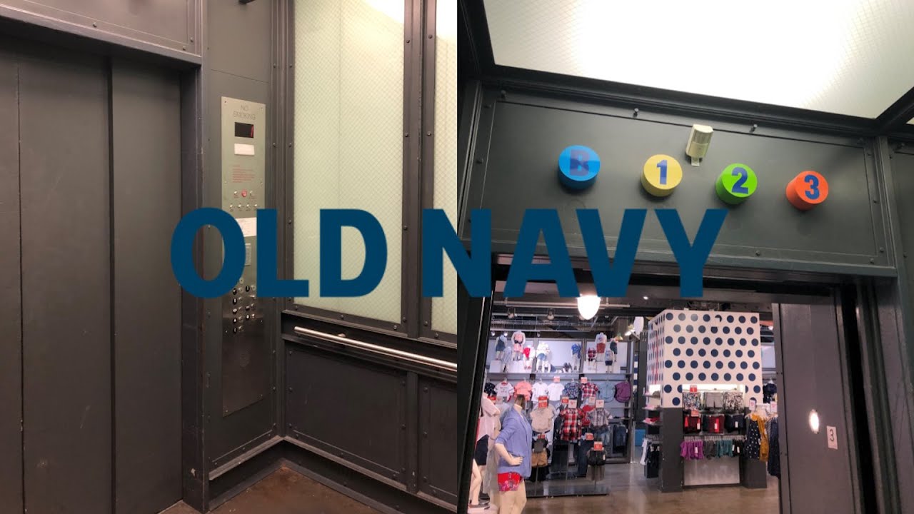 Epic Motor! Glitchy Montgomery KONE Hydraulic Elevators - Old Navy - San Francisco, CA