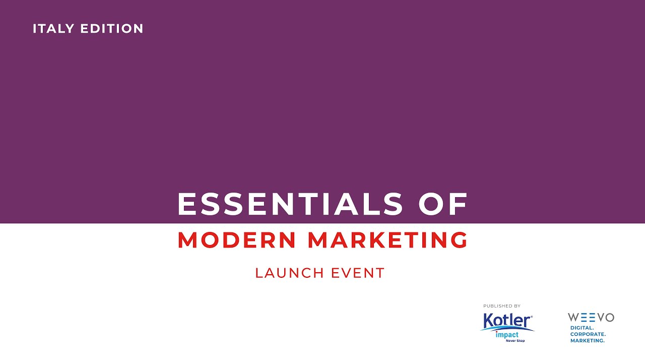 Launch Event — Essentials of Modern Marketing: Italy Edition