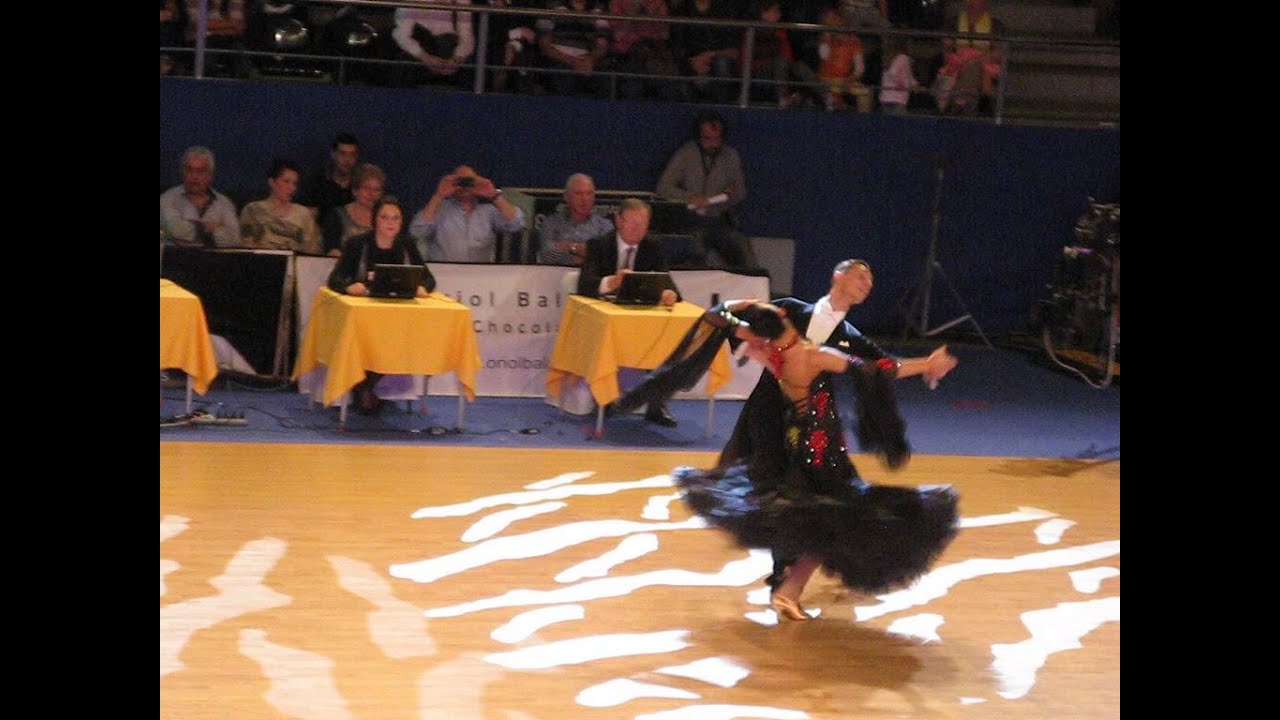 Vadim Shurin - Anastasia Meshkova, Cambrils 2013, WDSF GrandSlam standard, semifinal - slowfox