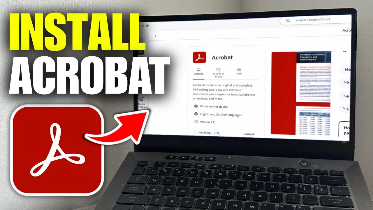 How To Install Adobe Acrobat Reader in Windows 11