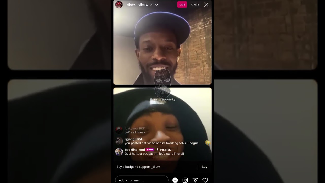 DJUTV и Bookie обсуждают свой бой в студии в прямом эфире IG