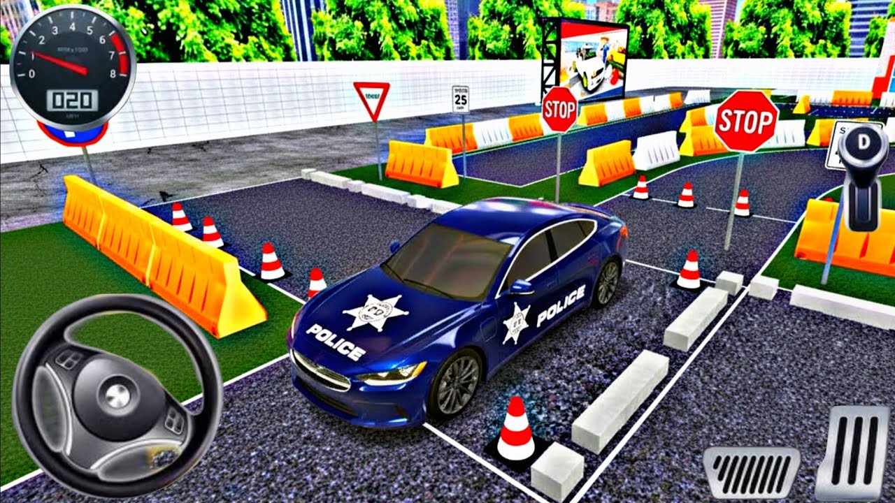 Police Car Wala Game | Park in Tight Spots & Follow Traffic Rules Android Gameplay
