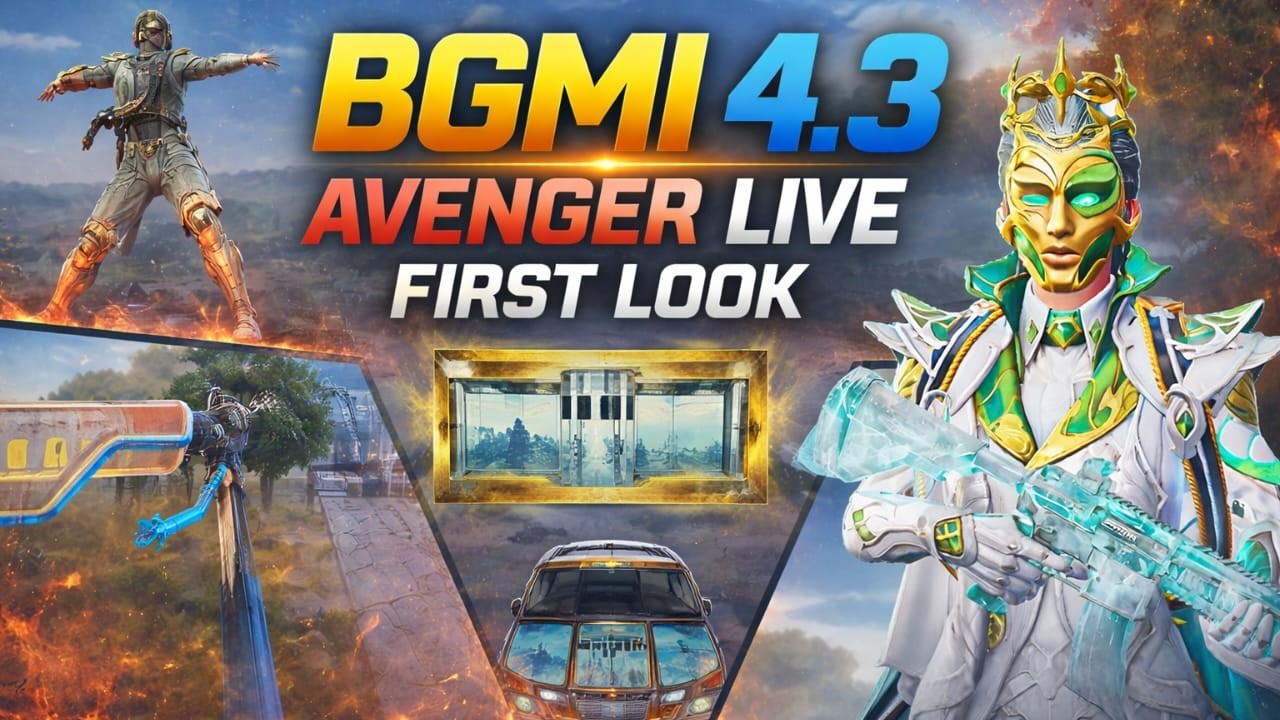 AVENGER LIVE |4.3 first look#HotDrop #BGMIIndia #ChickenDinnerTime #GamingVibes #BGMISeason