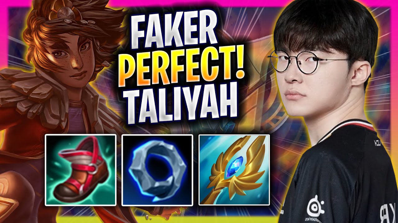 FAKER PERFECT GAME WITH TALIYAH! - T1 Faker Plays Taliyah MID vs Yasuo! | Season 2025