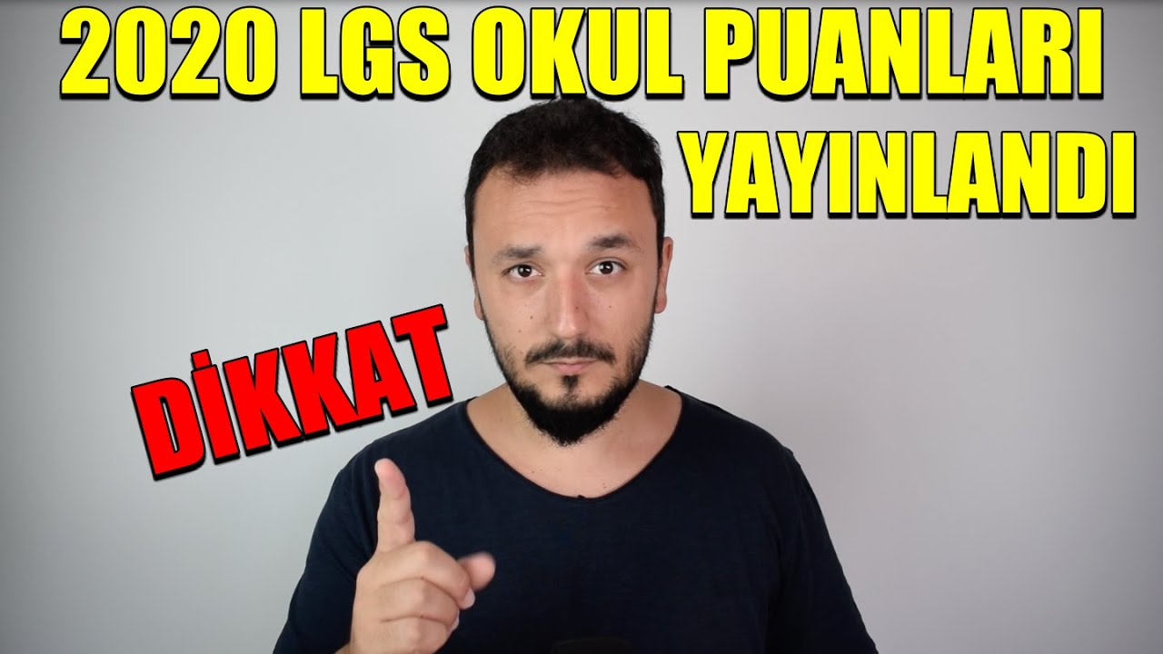 Nakil İçin BOŞ KONTENJAN ŞART MI? LGS 2020 Okul Puanları Yayınlandı !