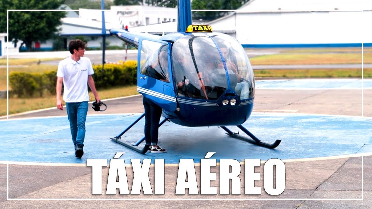 Visita na HELIMARTE TAXI AEREO, voo panorâmico e máquinas que já voei na vida.