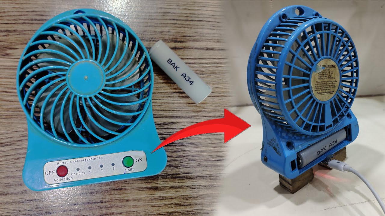Powerful Rechargeable Dc fan | High Speed Fan