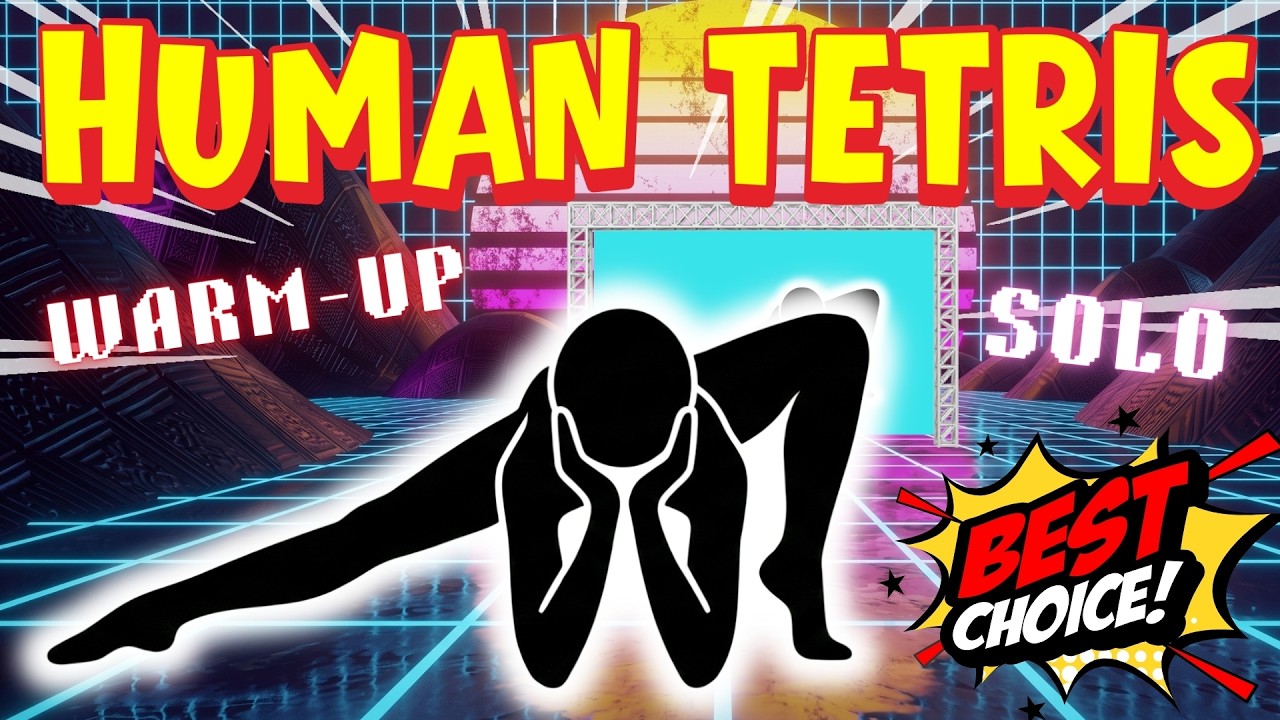 Human Tetris Solo Extreme Mode | No Room For Error 🧱⚡