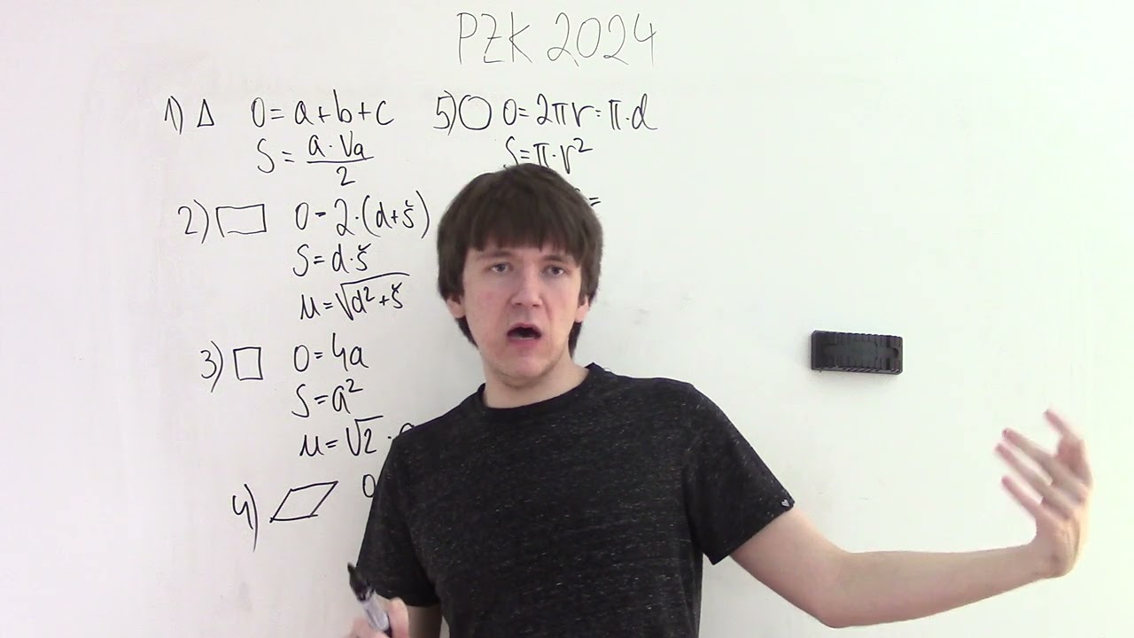 Přijímací zkoušky na SŠ 2024 #41 - Obvody, obsahy, objemy, povrchy