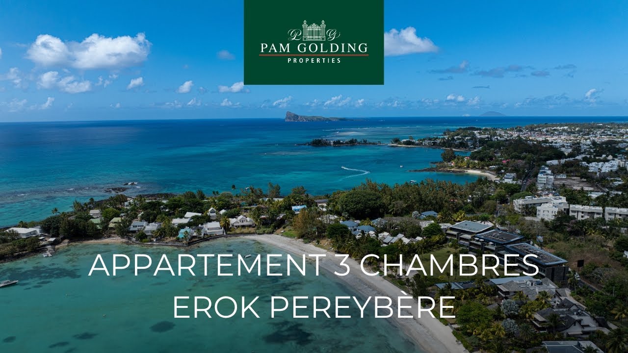 Erok Grand Baie | Appartement de 3 Chambres en Bord de Mer à Pereybère, île Maurice