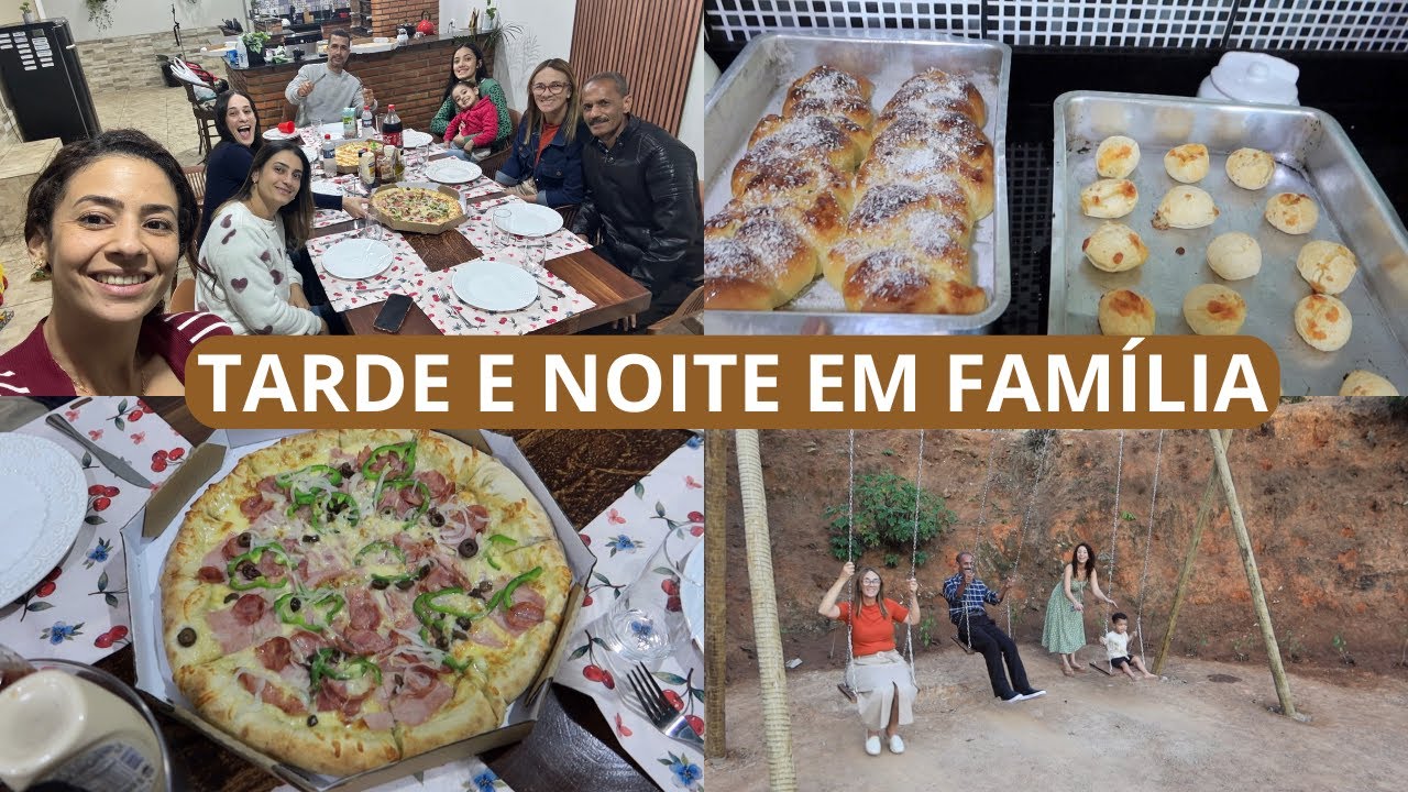 CAFÉ DA TARDE COM MUITAS DELÍCIAS, DIVERTIMOS NO BALANÇO, TERMINOU EM PIZZA | LETÍCIA VELOSO