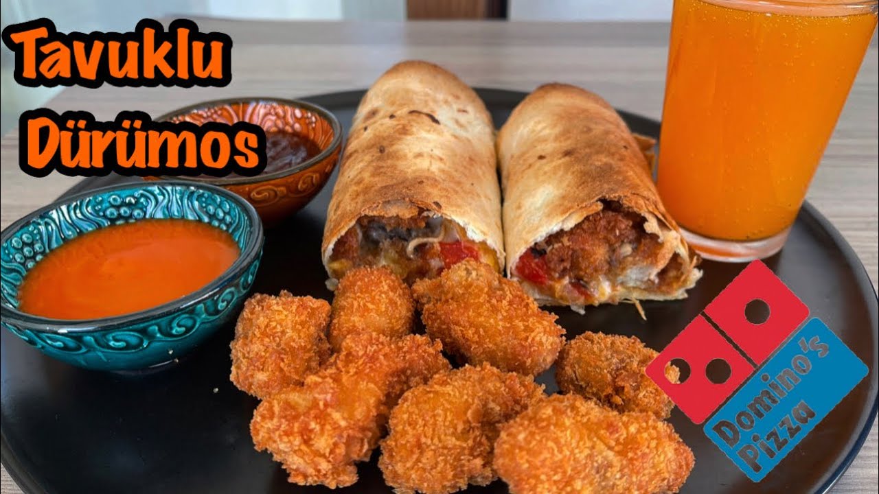 DOMİNOS TAVUKLU DÜRÜMOS TARİFİ!!!