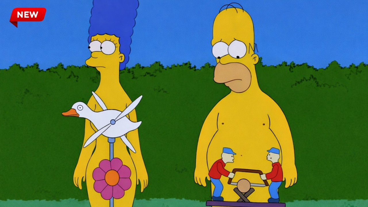 Homer & Marge&rsquo;s Funniest Visual Gag Ever 😂 #thesimpsons