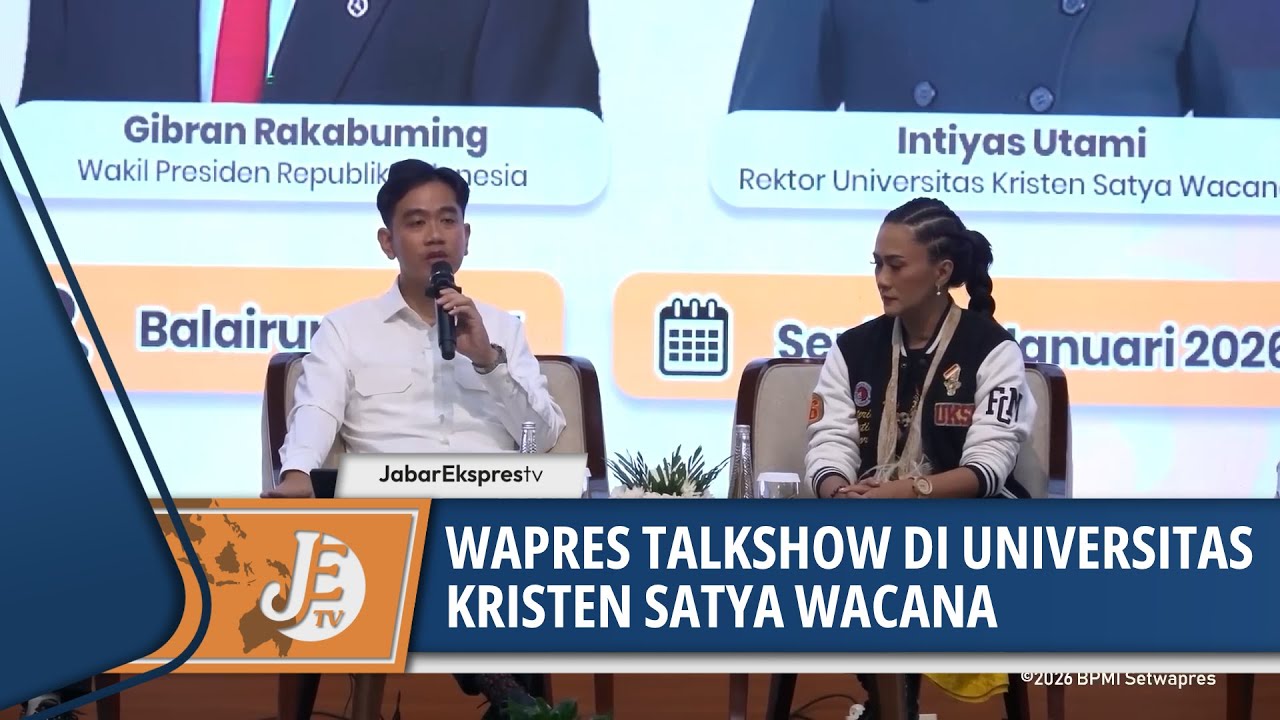 WAPRES GIBRAN HADIRI TALKSHOW DI UNIVERSITAS KRISTEN SATYA WACANA