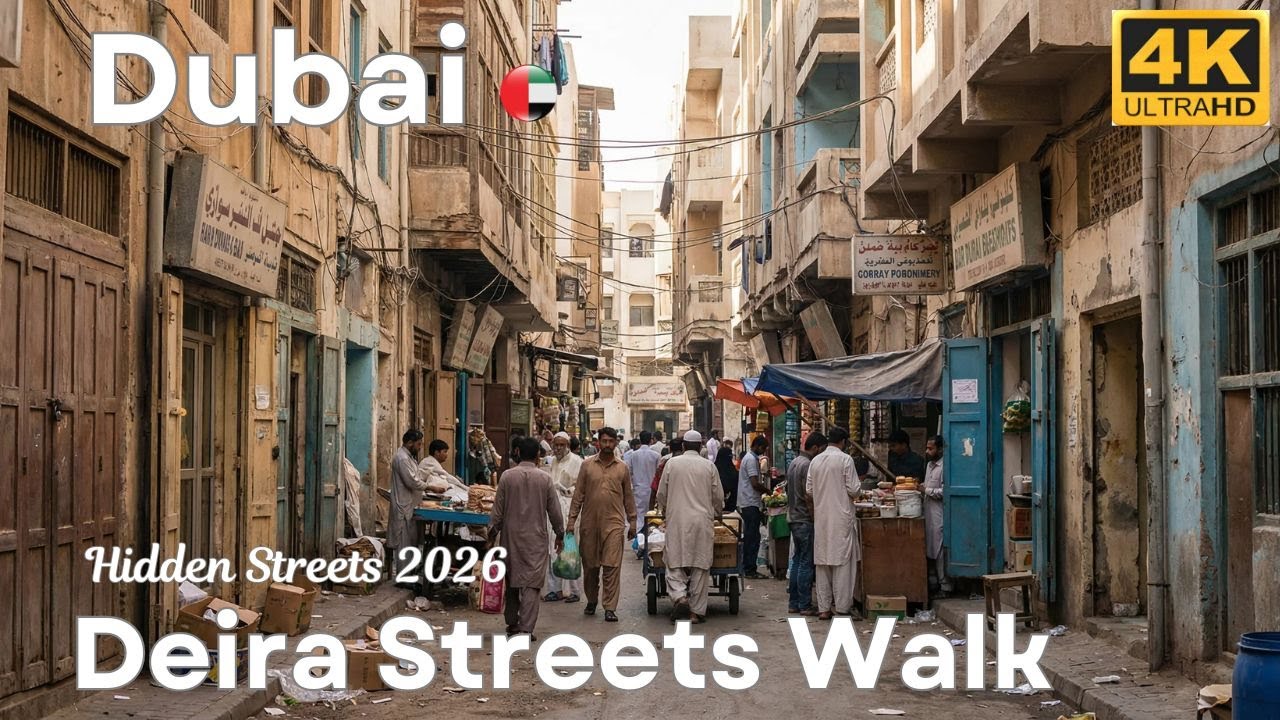 🇦🇪 Deira Dubai [4K] Night Hidden Streets Walking Tour  | Secret Alleys & Local Life | Night Walk.