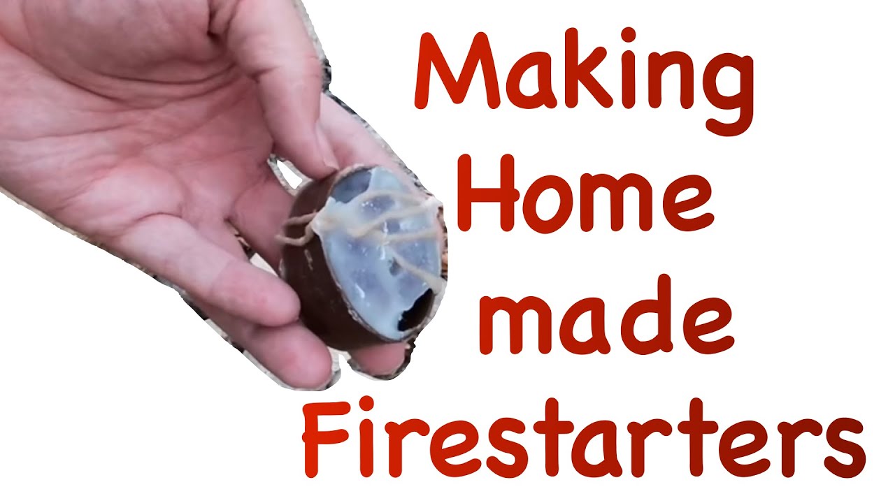 Make Homemade Fire starters 