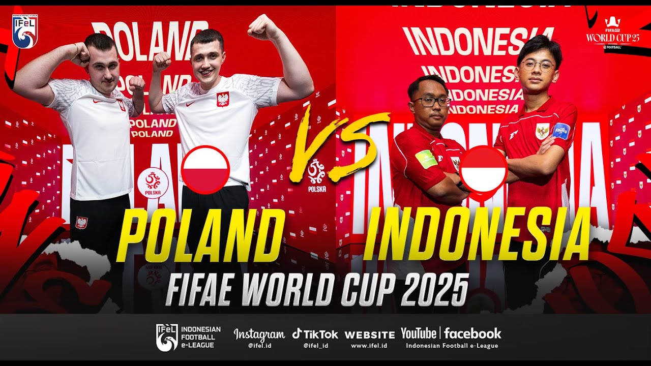 Polandia vs Indonesia | FIFAe World Cup 25™ ft. eFootball Console - Day 1 – Group Stage