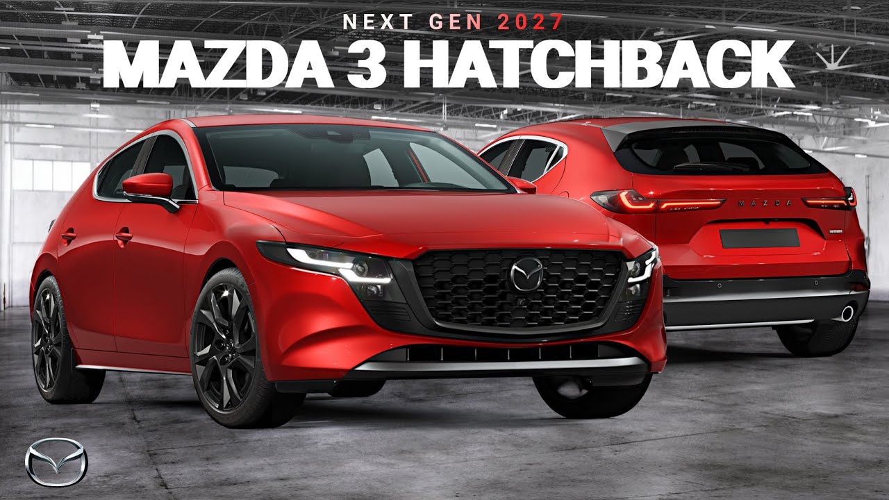 MAZDA 3 HATCHBACK 2027: Ewolucja designu? Przeprojektowana