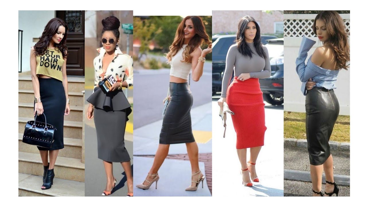INCRE&Iacute;BLE IDEAS PARA COMBINAR FALDAS L&Aacute;PIZ O TUBO PARA LUCIR ESPL&Eacute;NDIDA MODA 2020 ❤️ ❤️