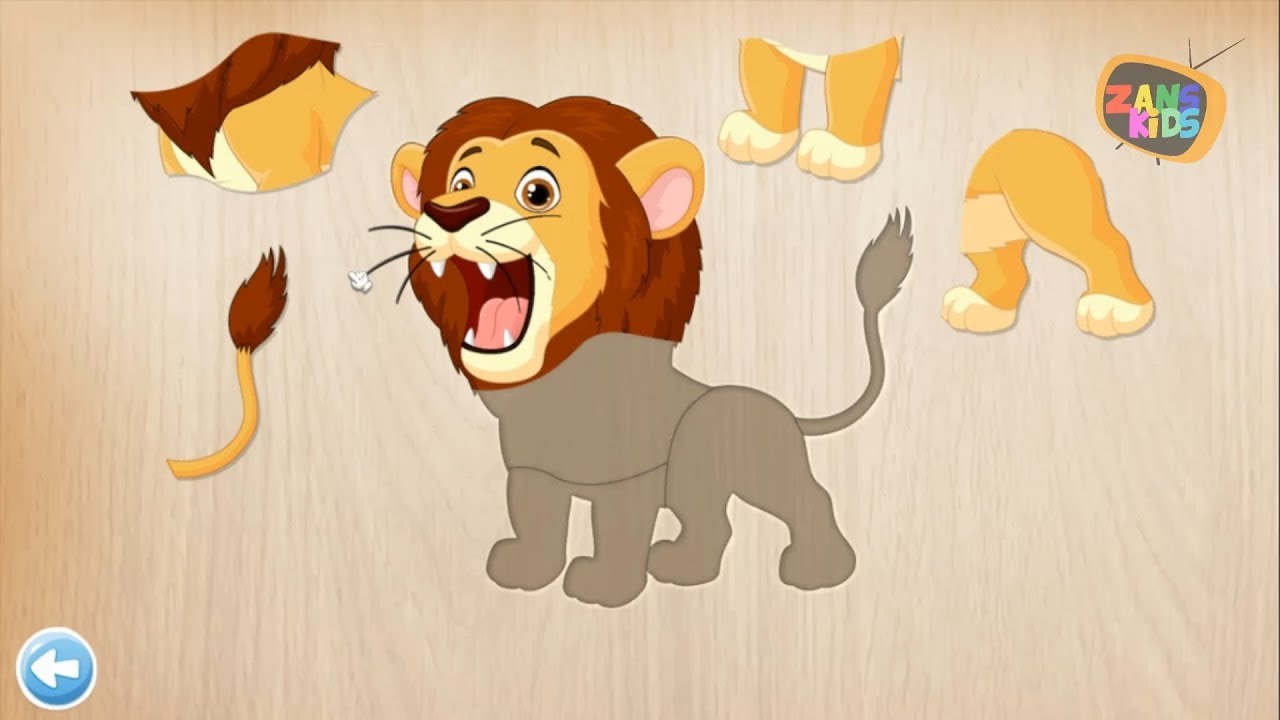 Animals Puzzle For Kids - Learn Animal Names and Sounds - Gameplay Free Jigsaw Game (#2)