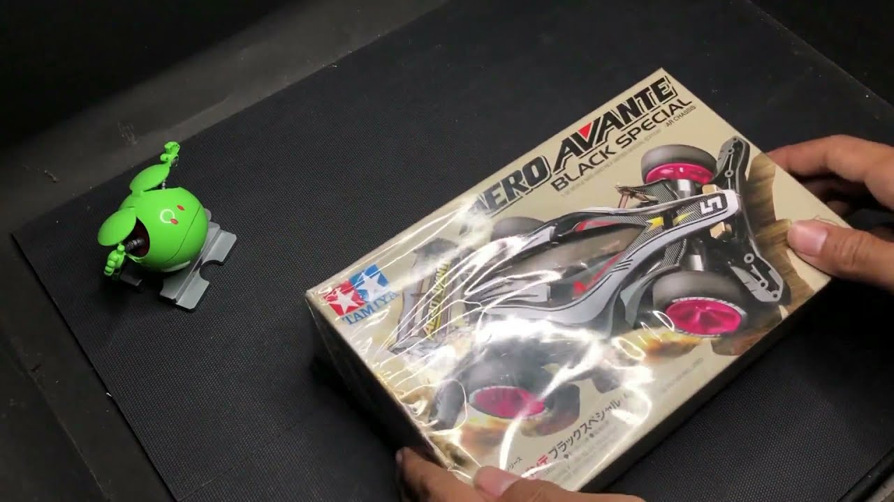 AERO AVANTE BLACK SPECIAL | TAMIYA MINI 4WD |  AR CHASSIS | QUICK BUILD | 