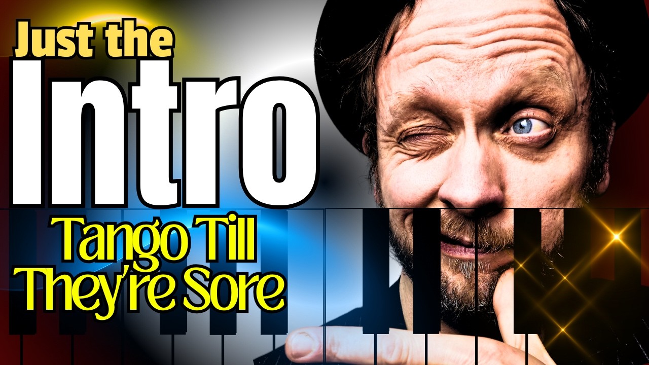 Урок по игре на фортепиано вступления к песне Тома Уэйтса «TANGO TILL THEY'RE SORE».