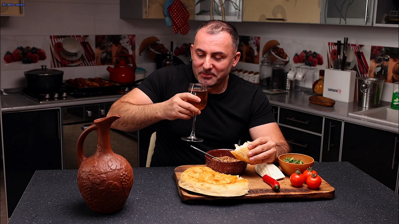 Суп с мясом.