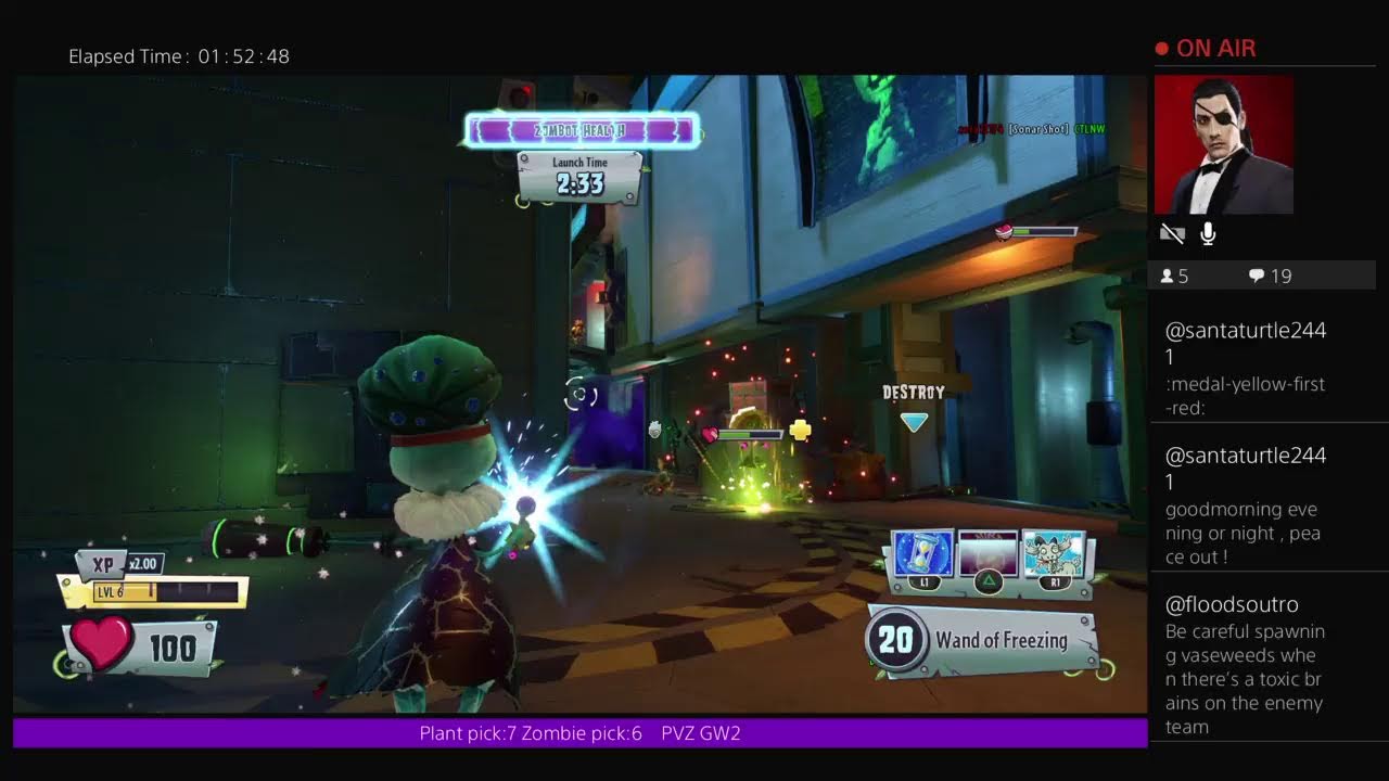 PVZ GW2 streaming to max rank plus 1v1