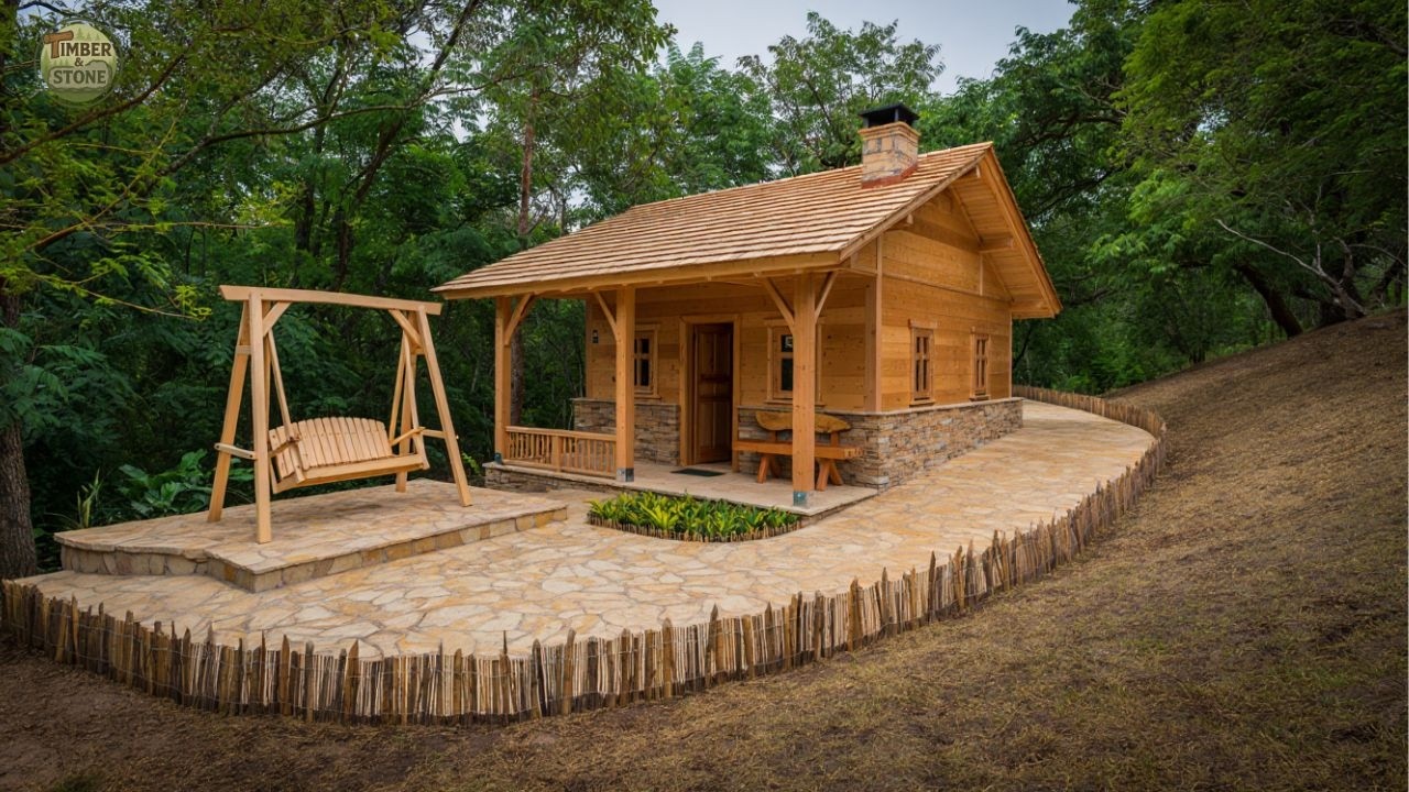 Man Builds A Beautiful Handcrafted Wooden Cabin In Nature — Step By Step