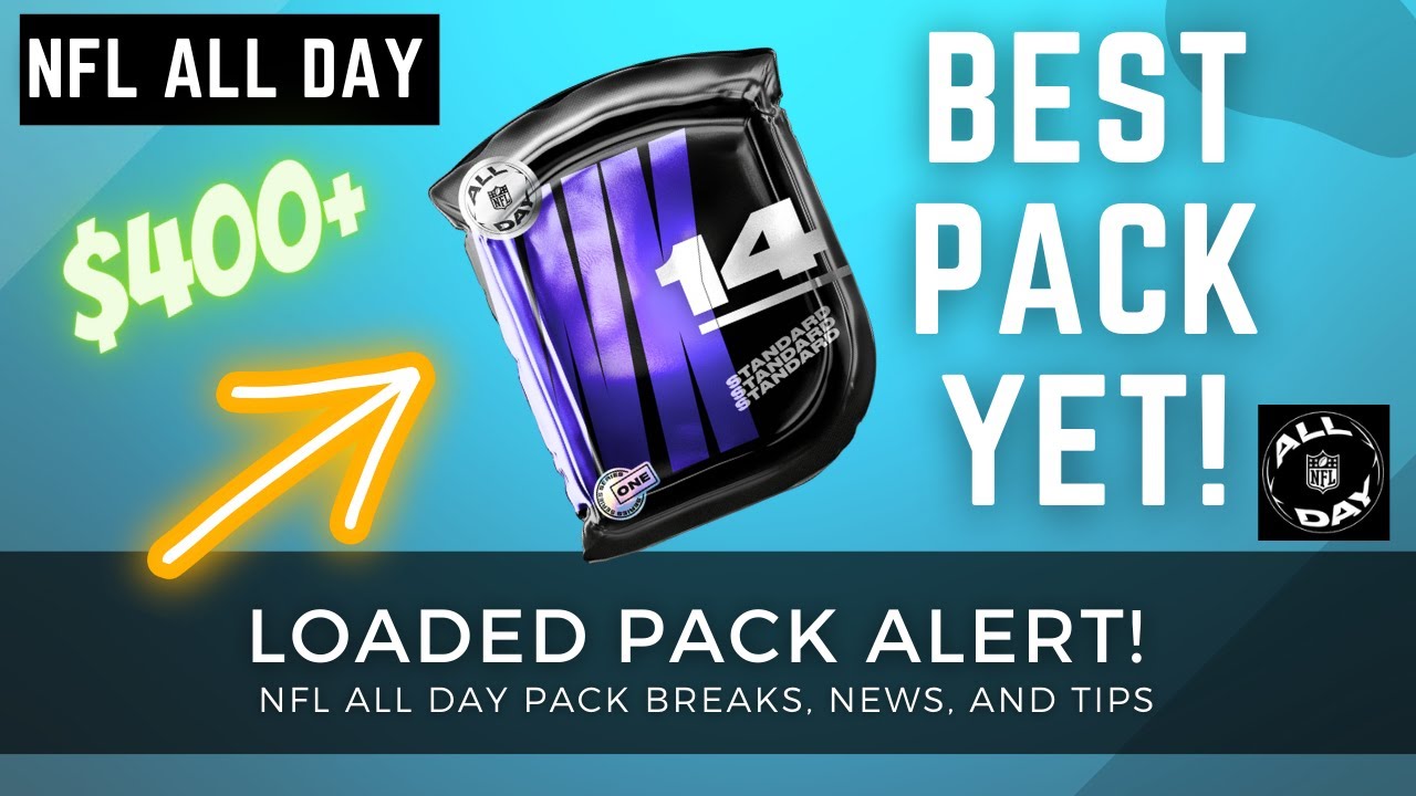 NFL All Day Rare Pack Pull - Week 14 Replay - Best Pack Yet!